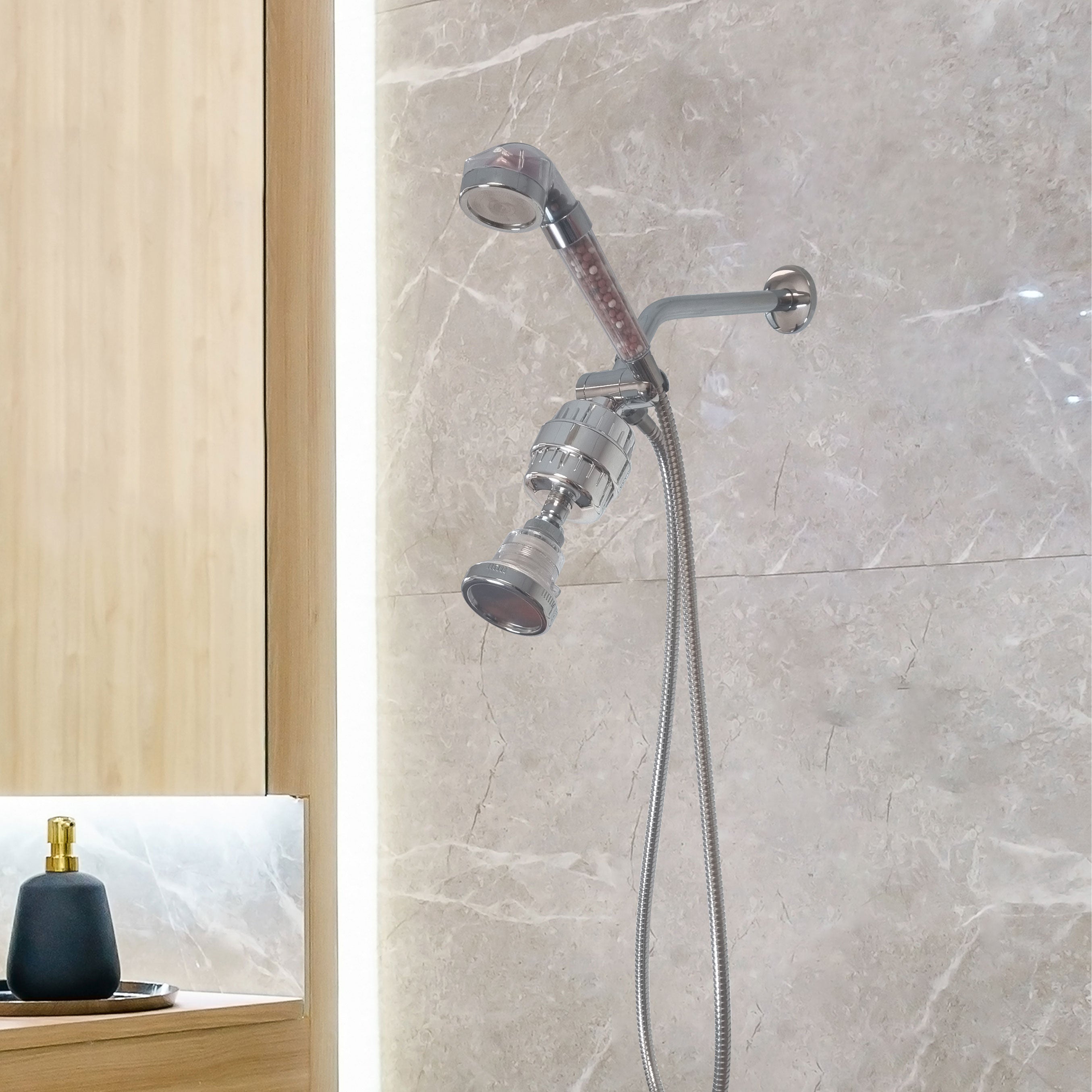 MineralStream™ LED-Ionen-Duschkopf