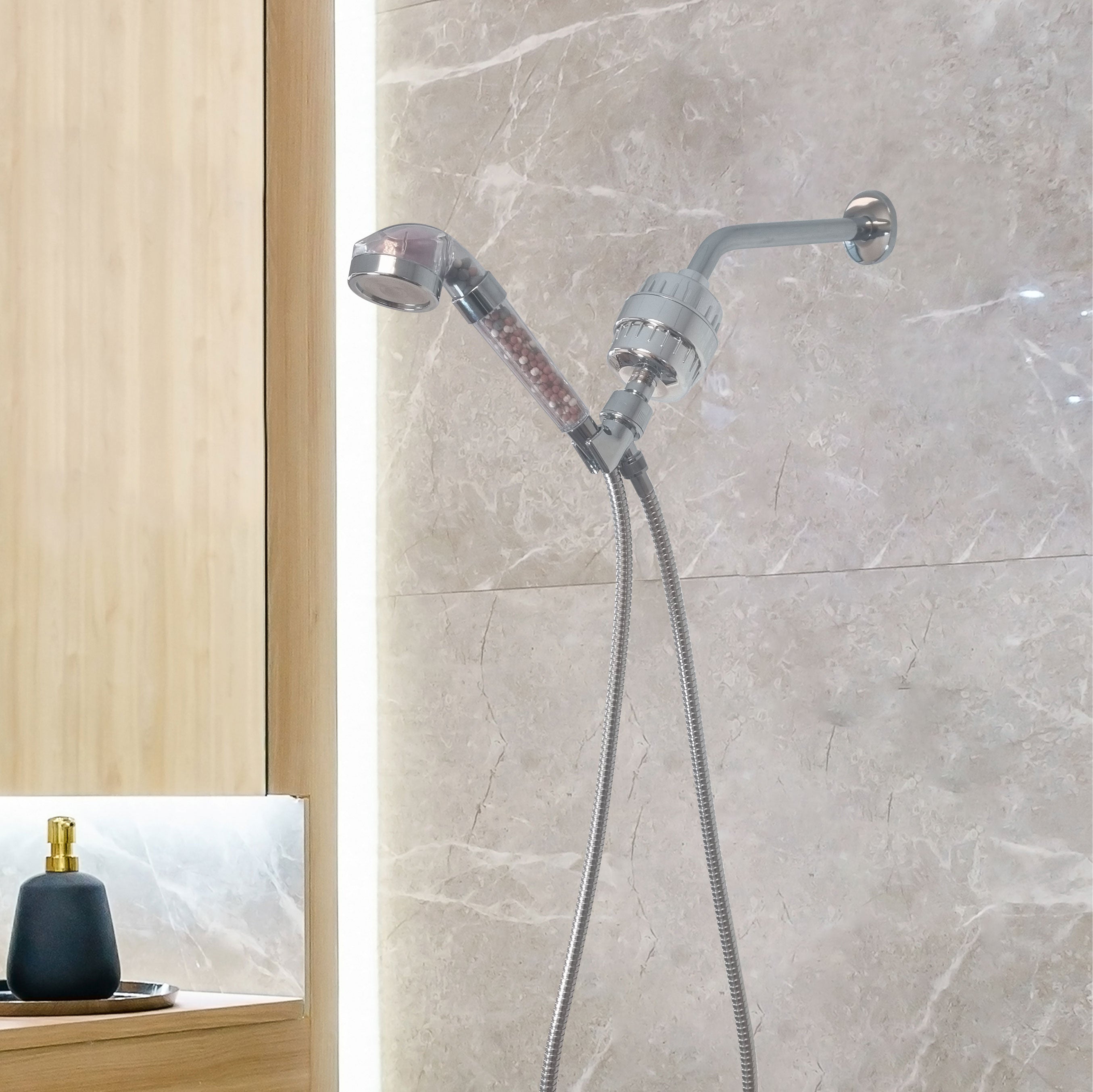 MineralStream™ LED-Ionen-Duschkopf