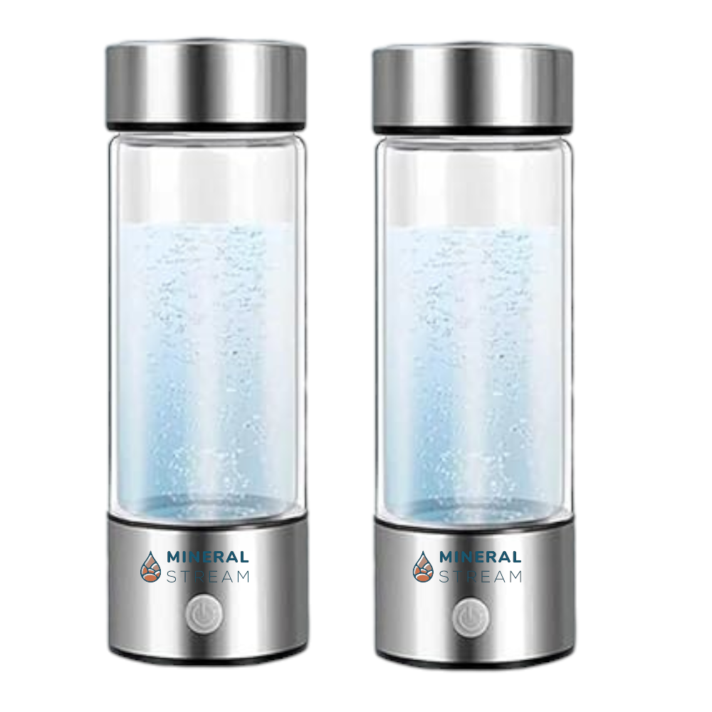 Wasserstoff-Wasserflasche
