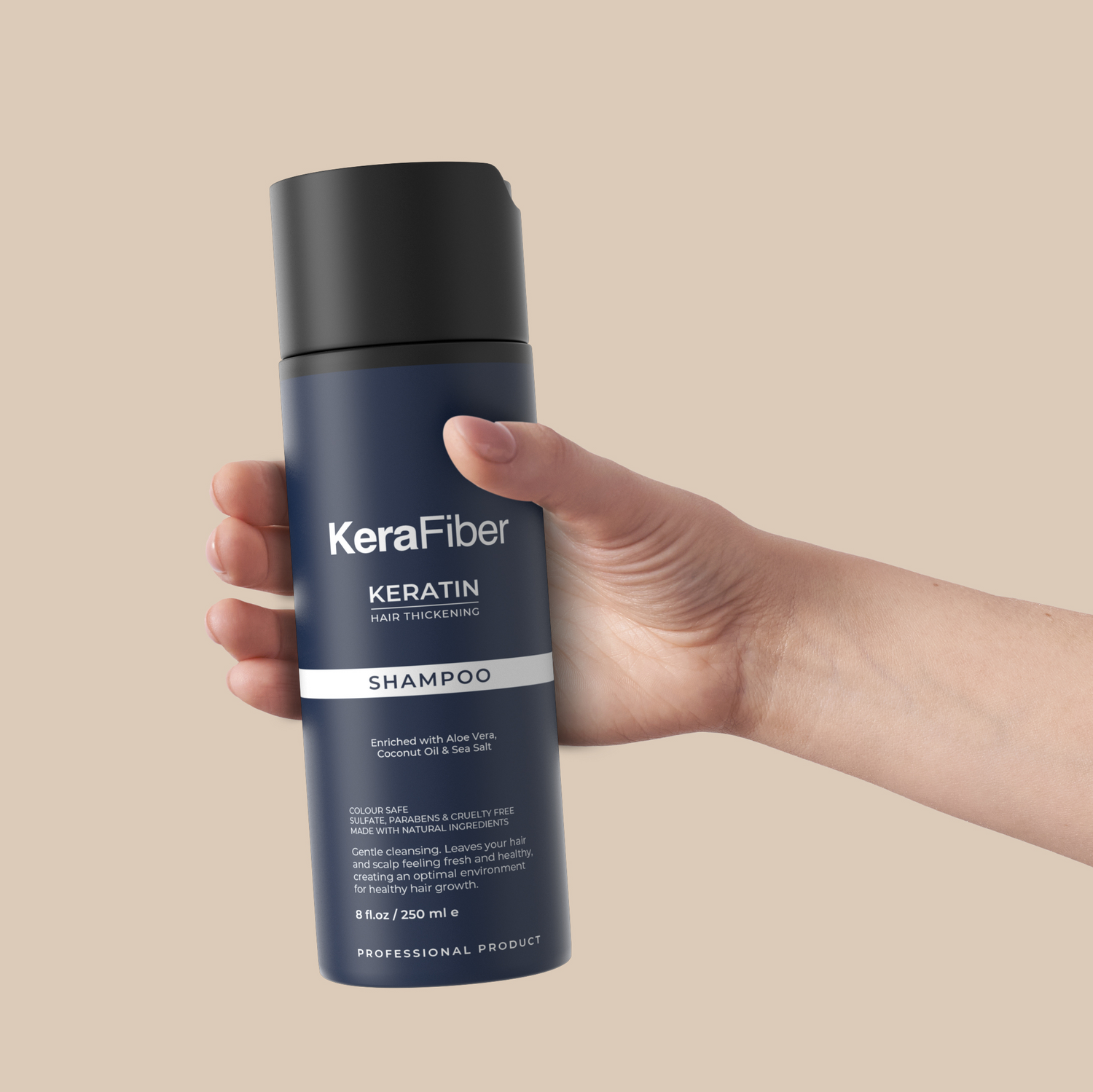 GRATIS Keratin-Shampoo für hartes Wasser