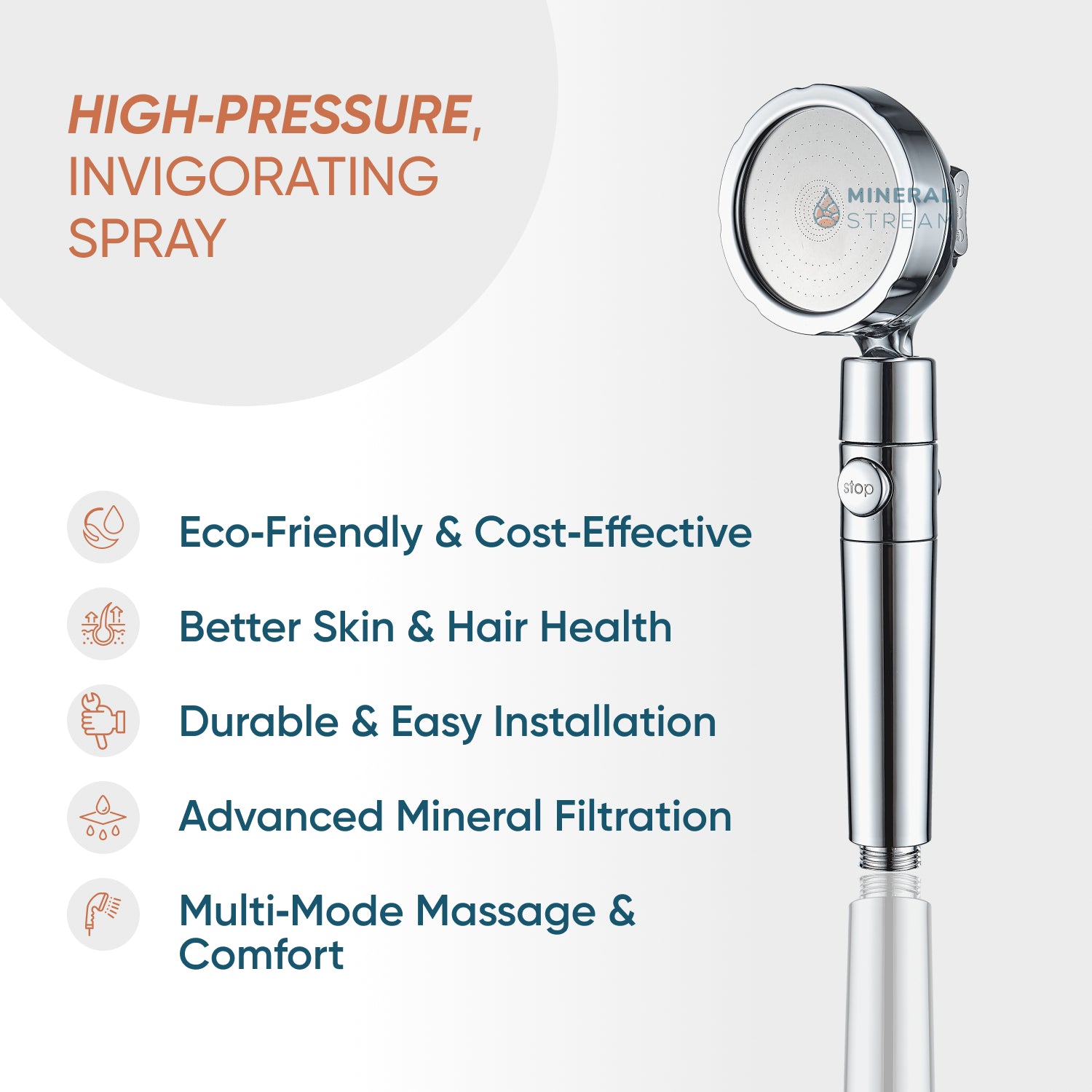 MineralStream™ Duo Duschkopf