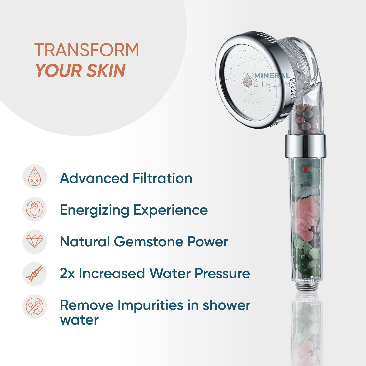 MineralStream™ Chakra Duschkopf