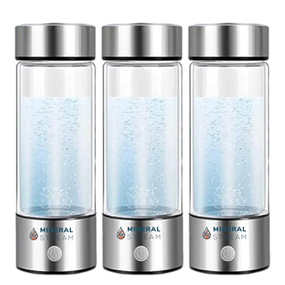 Wasserstoff-Wasserflasche