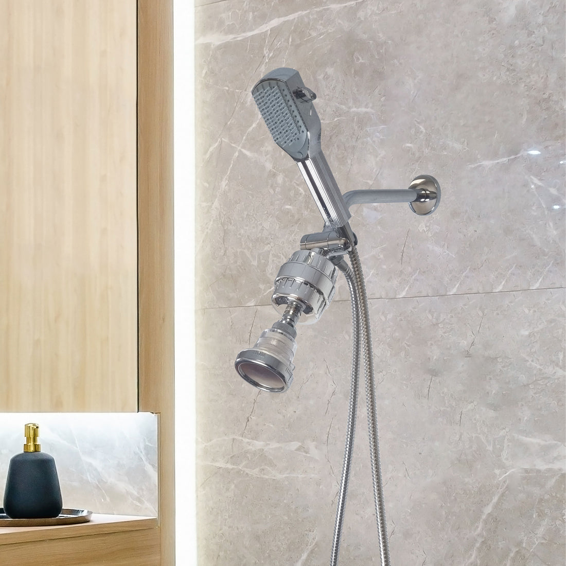 Detangler Chrome Dual-Duschsystem