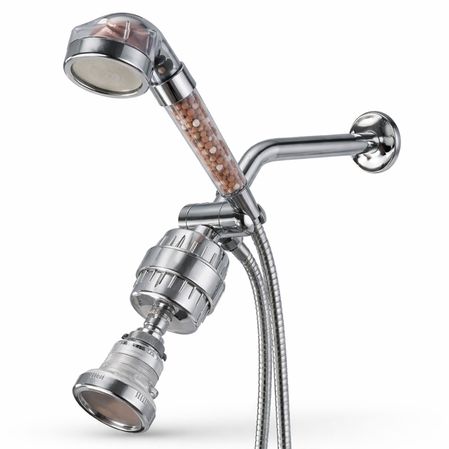 LED Ionic Dual Duschkopf System