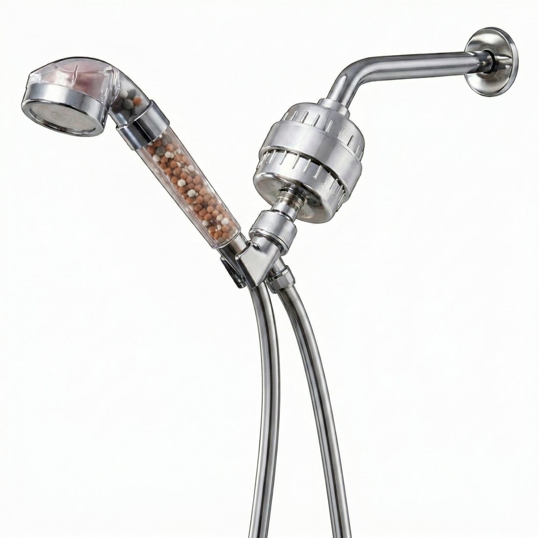 LED Duschkopf Ionic Komplettset